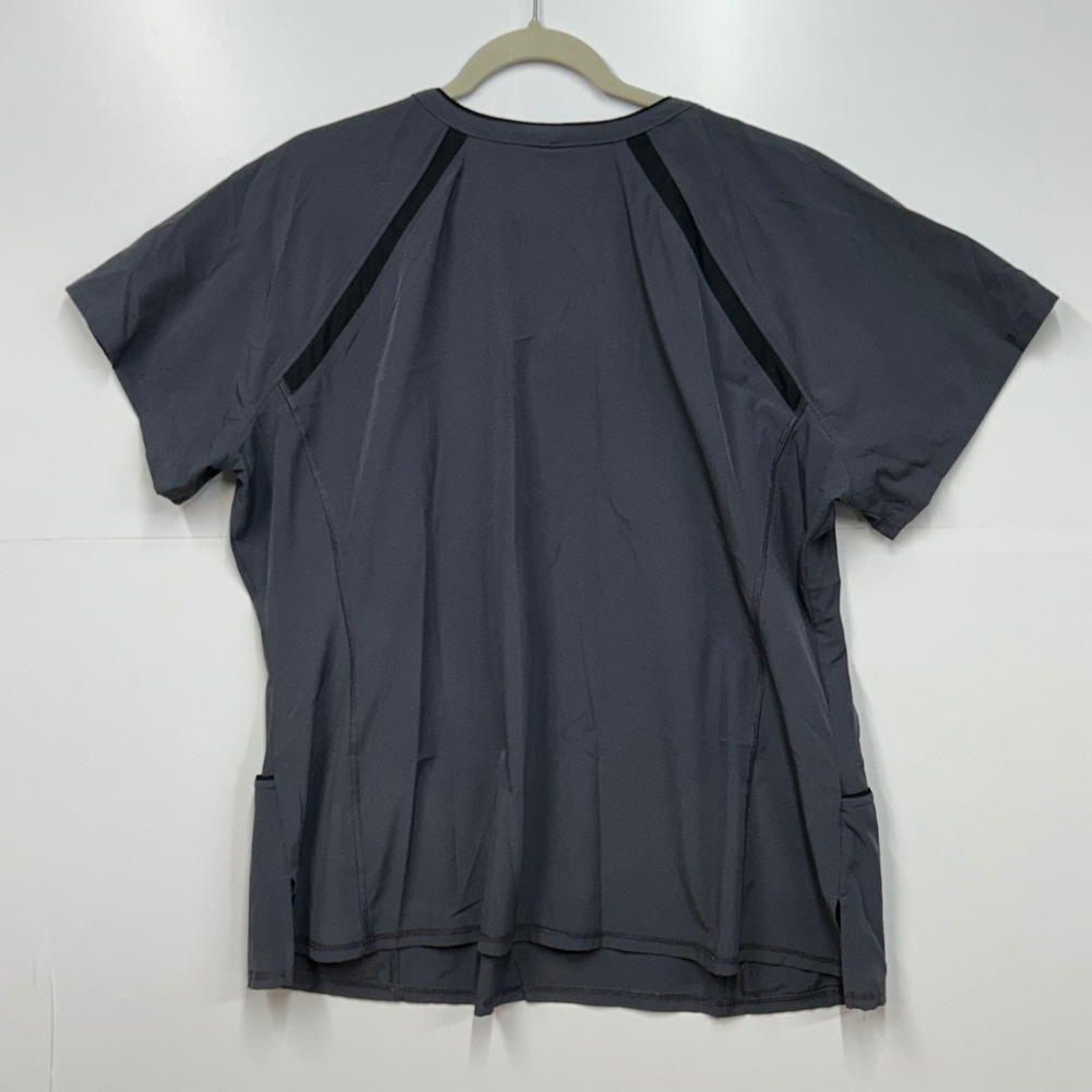 Healing Hands Performance Sport Scrub Tops Lot of 3 Gray Womens 3X 2311X - Picture 3 of 6